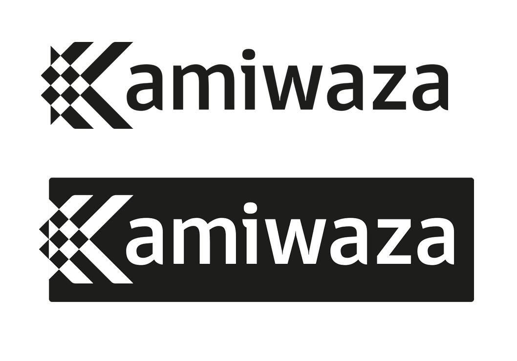 Logo Kamiwaza phiên bản tối giản